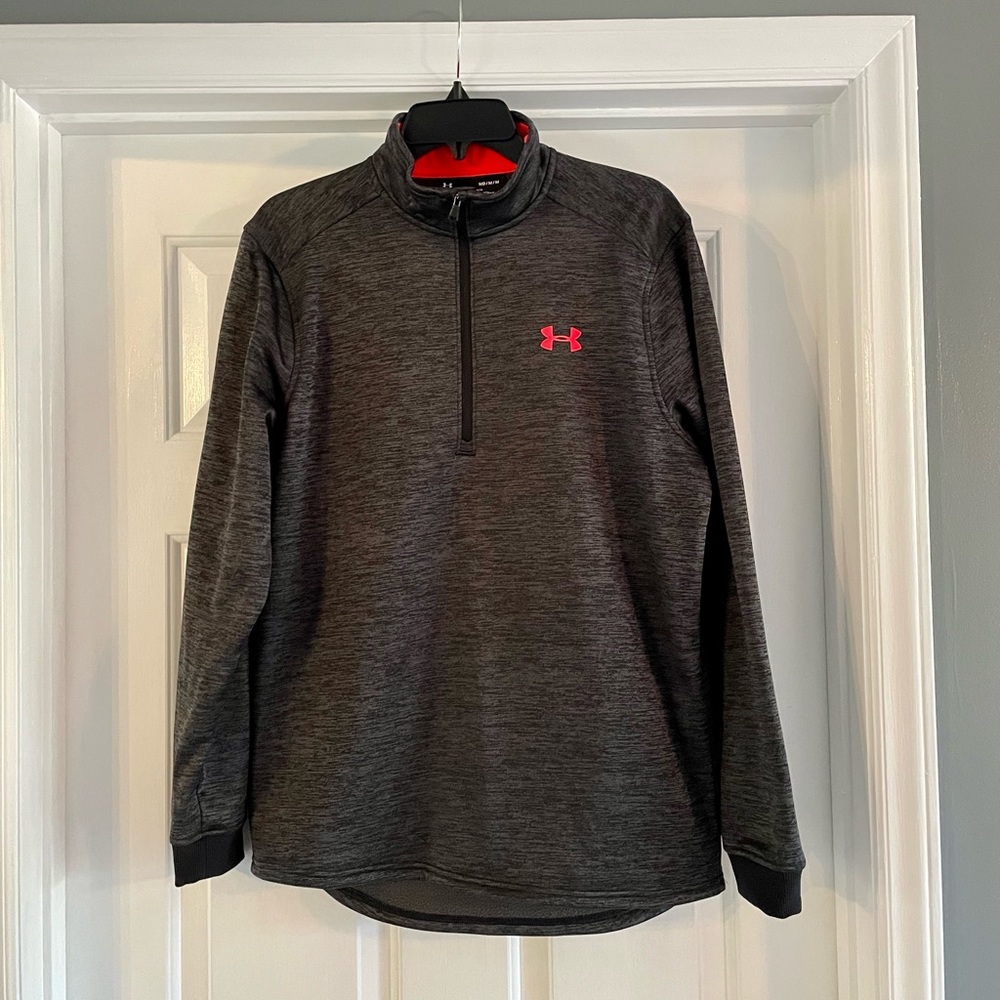 Mens Under Armour half zip sweater.